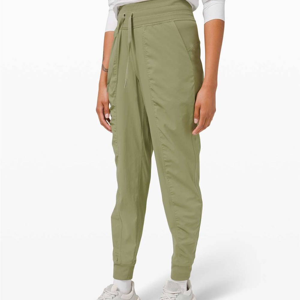 Rosemary Green Lululemon Dance Studio Joggers